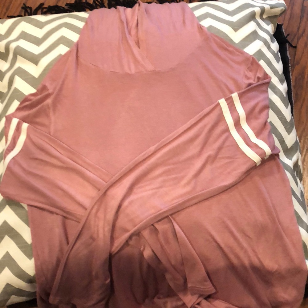 A pink hooded top!